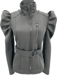 Jacket  - Short Jacket With Puffed Shoulders