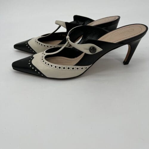 Shoes - Black And White Christian Dior Mulles