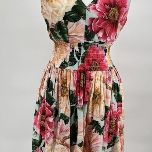 Dress - Floral Dress Dolci & Gabanna