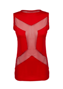 Balletto - Blouse Tank ICE BREEZE with Tule Draw