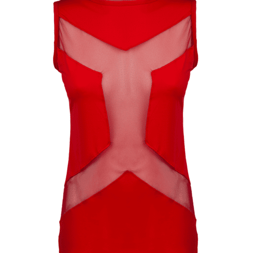 Balletto - Blouse Tank ICE BREEZE with Tule Draw