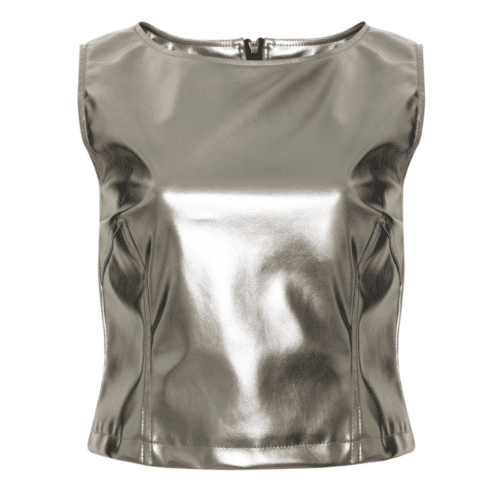 Balletto - Silver Metallic  Top