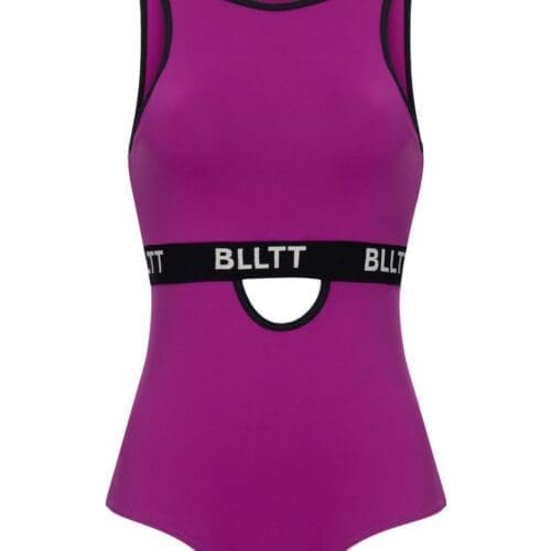 Balletto -  Viola Color Body Cut Out On Waist