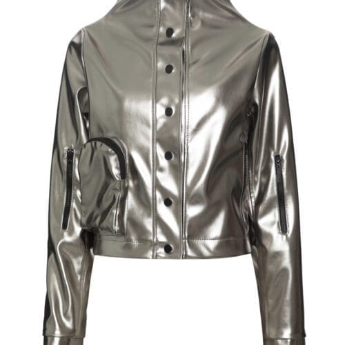 Balletto - Silver Jacket Faux Leather 1 Pocket