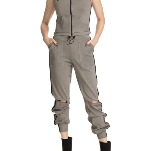 Balletto - Pants Cut Out Gray /Pinogrigio
