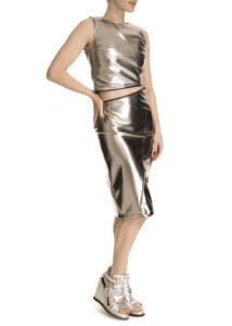 Balletto - Dress Silver Dress Zippered