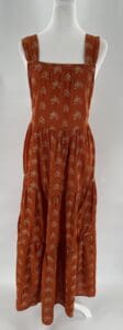 Dress - Orange Dress CACOA Embroidery MIXED