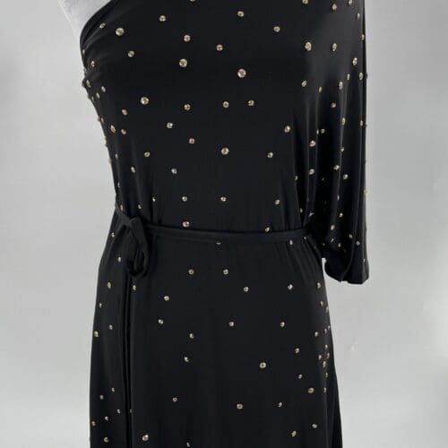 Dress - Black one shoulder