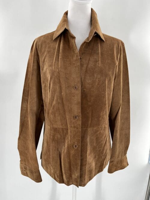 Shirt - Caramel Shirt Suede