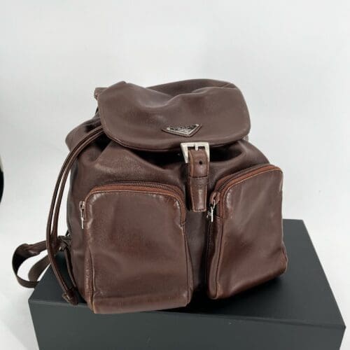 Bags - Backpack PRADA Brown