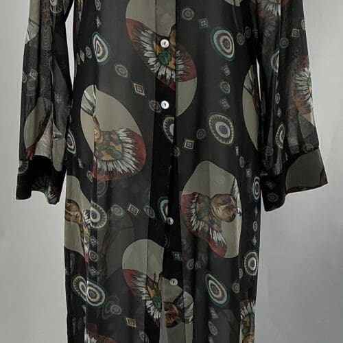 Dress - Long Dress/Shirt Black Shaman