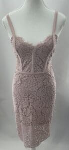 Dress - Rose Blush Lace Dress Express