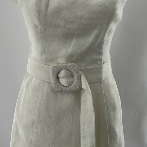 Jumpsuit - Tweed Romper/Mini Dress Strapless With Belt