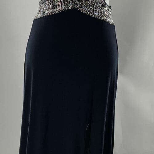 Party Dress - Long Dress Navy Blue Aqua Dresses