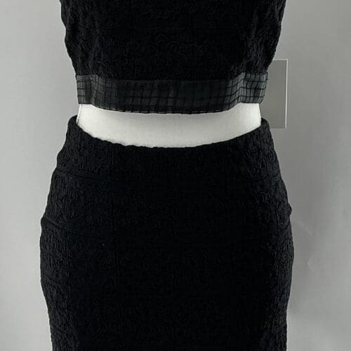 Set - Halter Top And Skirt Lace Set ALEXIS