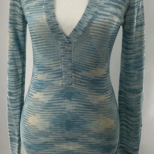 Dress - Blue Tricot/Knit Dress ALEXIS