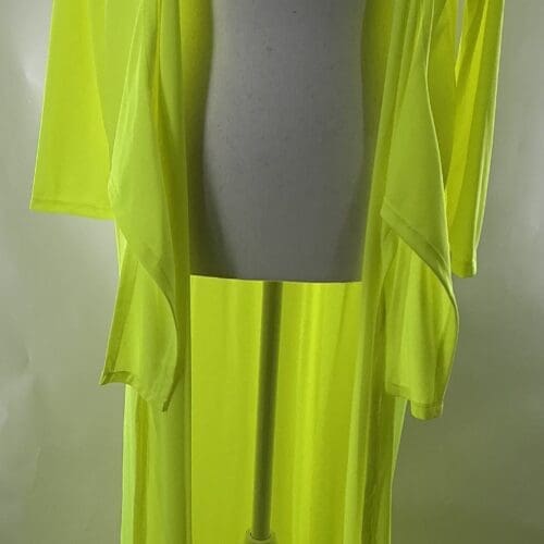 Cardigan - Long Lime Neon