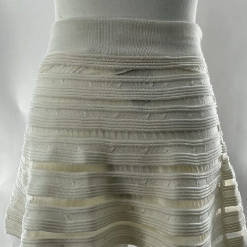 Skirt - Crean Bandage Mini Skirt - Le lis Blanck