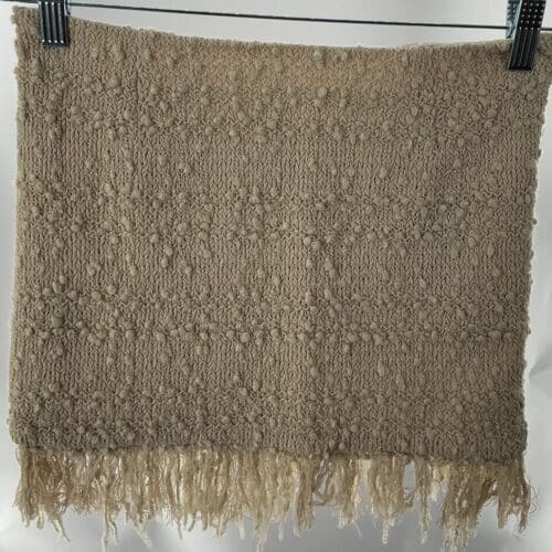 Skirt - Mini Bouclé Skirt beige