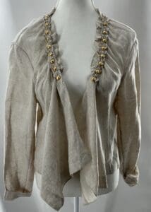 Cardigan - Natural Color /Sand Gold Details VIX