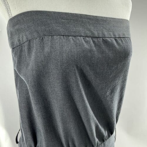 Dress - Dark Gray Strapless Maria Bonita Extra