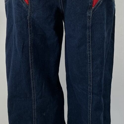 Pants - Dark Blue Denim pants with Star