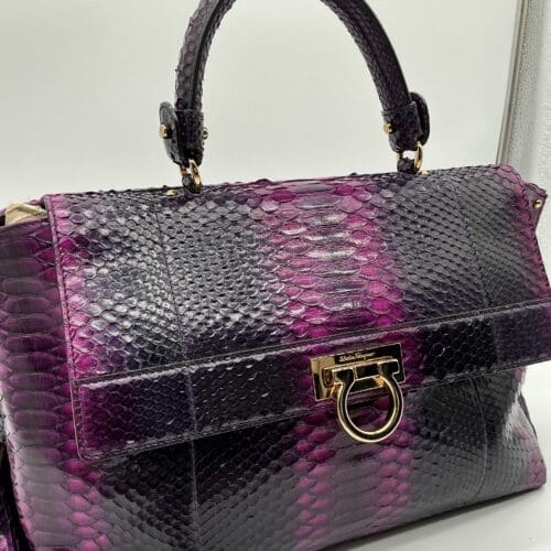 Bags - Salvatore Ferragamo Python Satchel ( Exotic Luxury Edition)