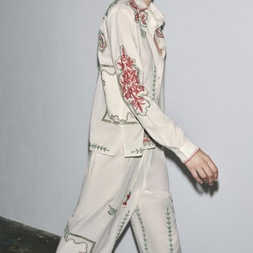 Pants - Embroidered Pants