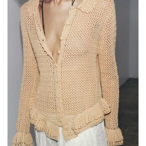Cardigan - Natural Crochet ZARA Cardigan