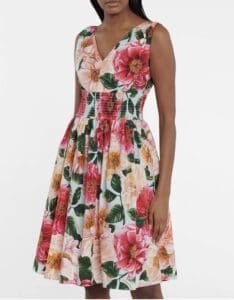 Dress - Floral Midi D&G