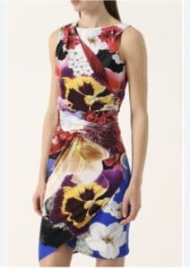Dress - Roberto Cavalli Short Floral Dress