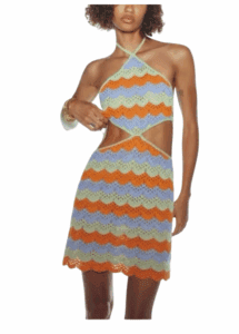 Dress - Knit Cut Out Multicolor ZARA Dress
