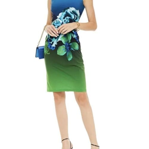 Dress - Roberto Cavalli Short Roses Dress