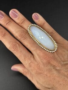 Lamu Ring Calcedonia