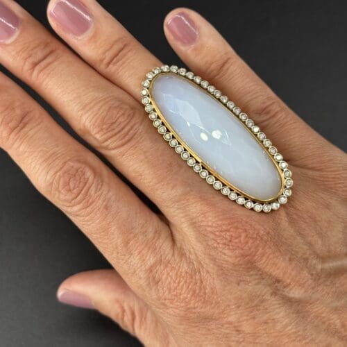 Lamu Ring Calcedonia