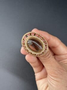 Venetzia Ring Smoky Quartz