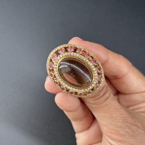 Venetzia Ring Smoky Quartz