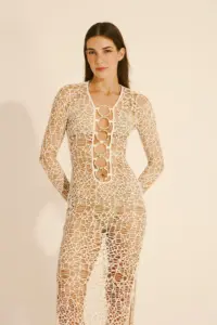 Alexia Dress Rings Off White Screen- LA SIRENE