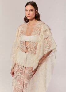 Ziba Lace Long Kaftan